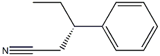 (S)-3-Phenylpentanenitrile Struktur