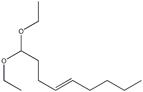 4-Nonenal diethyl acetal Struktur