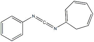 N-Phenyl-N'-(1,3,5-cycloheptatrien-1-yl)carbodiimide Struktur