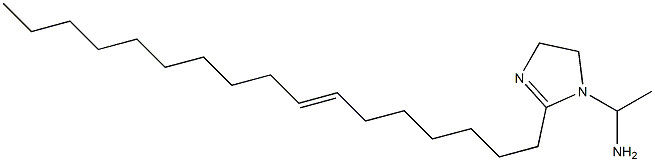 1-(1-Aminoethyl)-2-(7-heptadecenyl)-2-imidazoline Struktur