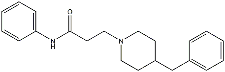 4-Benzyl-N-(phenyl)piperidine-1-propanamide Struktur