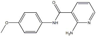 2-Amino-N-(p-methoxyphenyl)nicotinamide Struktur