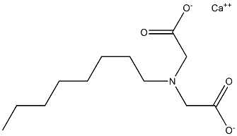 Octyliminodiacetic acid calcium salt Struktur