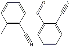 Methyl[2-cyanophenyl] sulfoxide Struktur