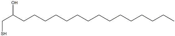 1-Mercapto-2-heptadecanol Struktur