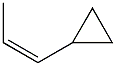 (Z)-1-Cyclopropyl-1-propene Struktur