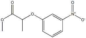 2-(3-Nitrophenoxy)propanoic acid methyl ester Struktur