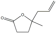 2,3-Dihydro-2-methyl-2-allylfuran-5(4H)-one Struktur