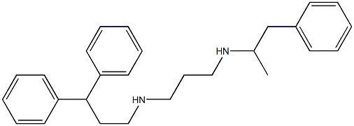 N-(3,3-Diphenylpropyl)-N'-(1-phenylpropan-2-yl)-1,3-propanediamine Struktur