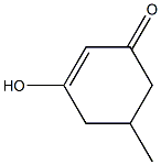 1-Hydroxy-5-methyl-1-cyclohexene-3-one Struktur