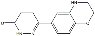 4,5-Dihydro-6-[(2,3-dihydro-4H-1,4-benzoxazin)-6-yl]pyridazin-3(2H)-one Struktur