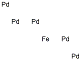 Iron pentapalladium Struktur