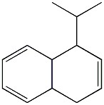 1,4,4a,8a-Tetrahydro-1-isopropylnaphthalene Struktur