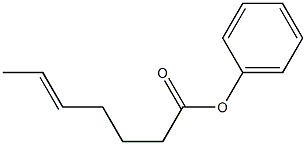 (E)-1-Phenoxy-5-hepten-1-one Struktur