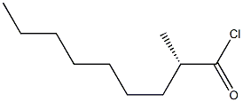 [S,(+)]-2-Methylnonanoyl chloride Struktur