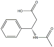 (S)-3-(Acetylamino)-3-phenylpropionic acid Struktur