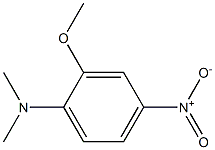 N,N-Dimethyl-2-methoxy-4-nitroaniline Struktur