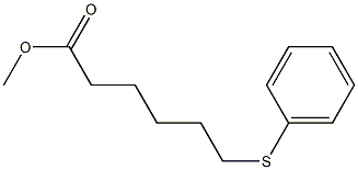 6-(Phenylthio)hexanoic acid methyl ester Struktur