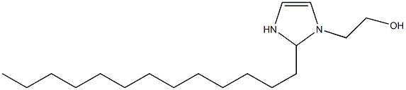 2-Tridecyl-4-imidazoline-1-ethanol Struktur