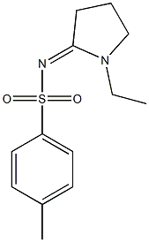 1-Ethyl-2-(tosylimino)pyrrolidine Struktur