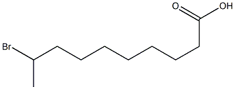 9-Bromodecanoic acid Struktur