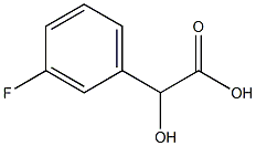 3-Fluoro-D-mandelic acid Struktur