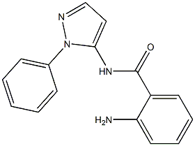 N-(2-Aminobenzoyl)-1-phenyl-1H-pyrazol-5-amine Struktur