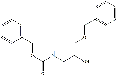 1-(Benzyloxy)-3-(benzyloxycarbonylamino)propan-2-ol Struktur