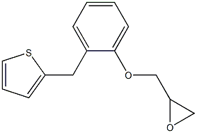 1-[2-(2-Thenyl)phenoxy]-2,3-epoxypropane Struktur