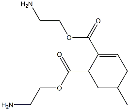 5-Methyl-2-cyclohexene-1,2-dicarboxylic acid bis(2-aminoethyl) ester Struktur