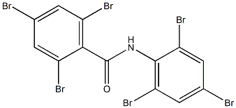 N-(2,4,6-Tribromophenyl)-2,4,6-tribromobenzamide Struktur