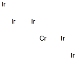 Chromium pentairidium Struktur