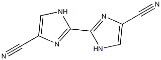 2,2'-Bi[1H-imidazole]-4,4'-dicarbonitrile Struktur