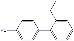 4-(2-Ethylphenyl)phenol Struktur