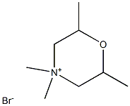 2,4,4,6-Tetramethylmorpholinium bromide Struktur