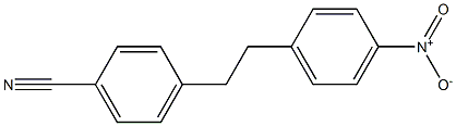 4-[2-(4-Nitrophenyl)ethyl]benzonitrile Struktur