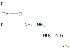 Chloropentammineiridium(III) iodide Struktur