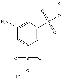 5-Amino-1,3-benzenedisulfonic acid dipotassium salt Struktur