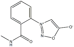 3-[2-(Methylcarbamoyl)phenyl]sydnone Struktur