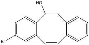 2-Bromo-5,6-dihydrodibenzo[a,e]cycloocten-5-ol Struktur