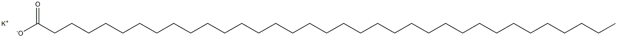 Pentatriacontanoic acid potassium salt Struktur