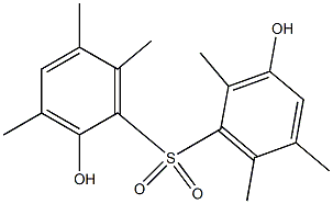 2,3'-Dihydroxy-2',3,5,5',6,6'-hexamethyl[sulfonylbisbenzene] Struktur