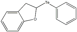 2,3-Dihydro-2-phenyltellurobenzofuran Struktur