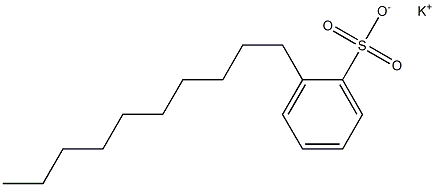 2-Decylbenzenesulfonic acid potassium salt Struktur