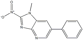 2-Nitro-1-methyl-6-phenyl-1H-imidazo[4,5-b]pyridine Struktur