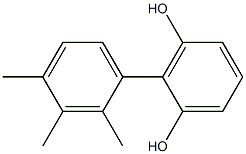 2-(2,3,4-Trimethylphenyl)benzene-1,3-diol Struktur