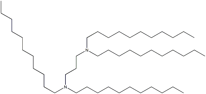 N,N,N',N'-Tetraundecyl-1,3-propanediamine Struktur