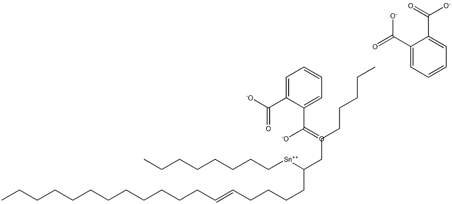 ビス[フタル酸1-(5-オクタデセニル)]ジオクチルすず(IV) 化學(xué)構(gòu)造式
