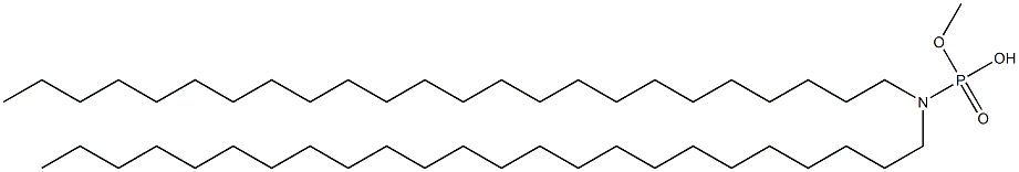 N,N-Ditetracosylamidophosphoric acid hydrogen methyl ester Struktur