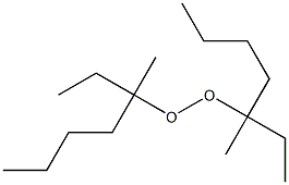 Bis(1-ethyl-1-methylpentyl) peroxide Struktur